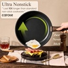 CAROTE Pots and Pans Set Non Stick, Detachable Handle Cookware, 21pcs,White(Black)