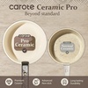 CAROTE Pots and Pans Set Non Stick, Detachable Handle Cookware, 21pcs,White(Charcoal)