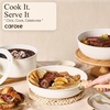 CAROTE Pots and Pans Set Non Stick, Detachable Handle Cookware, 21pcs,White(White)
